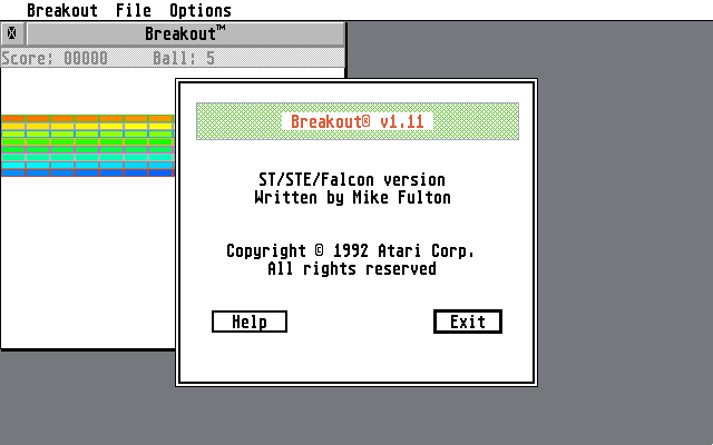 Atari Falcon030 Extra Programs Rev. D atari screenshot